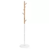 Fehér porszórt vas ruhafogas 172 cm