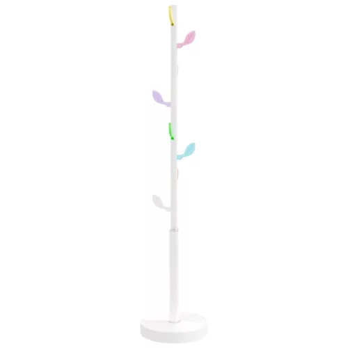 Fehér porszórt vas ruhafogas 172 cm