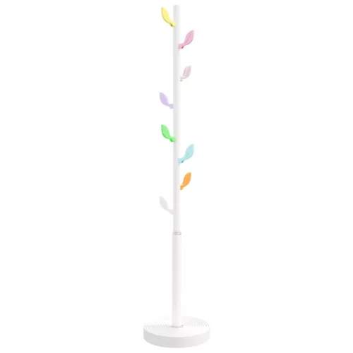 Fehér porszórt vas ruhafogas 172 cm