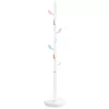 Fehér porszórt vas ruhafogas 172 cm