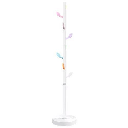 Fehér porszórt vas ruhafogas 172 cm