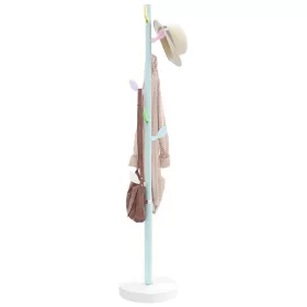 Kék porszórt vas ruhafogas 172 cm