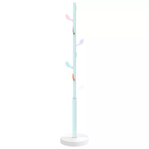 Kék porszórt vas ruhafogas 172 cm