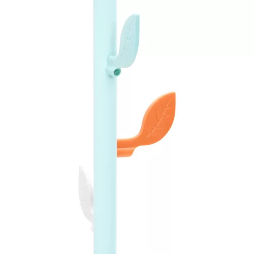 Kék porszórt vas ruhafogas 172 cm