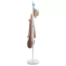 Fehér porszórt vas ruhafogas 172 cm