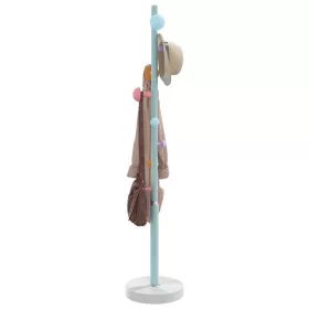 Kék porszórt vas ruhafogas 172 cm