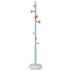 Kék porszórt vas ruhafogas 172 cm