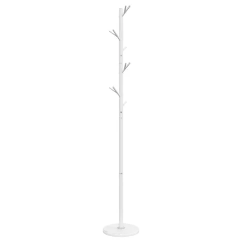 Fehér porszórt vas ruhafogas 175 cm