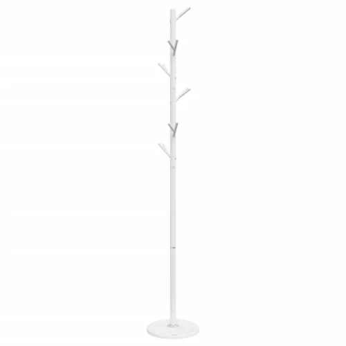 Fehér porszórt vas ruhafogas 175 cm