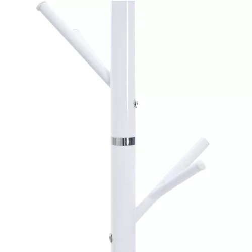 Fehér porszórt vas ruhafogas 175 cm