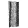 Zöld és fekete zsenília rovarfüggöny 56 x 200 cm