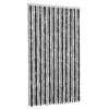 Szürke és fekete zsenília rovarfüggöny 100x220 cm