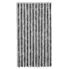 Szürke és fekete zsenília rovarfüggöny 100x220 cm