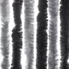Szürke és fekete zsenília rovarfüggöny 100x220 cm