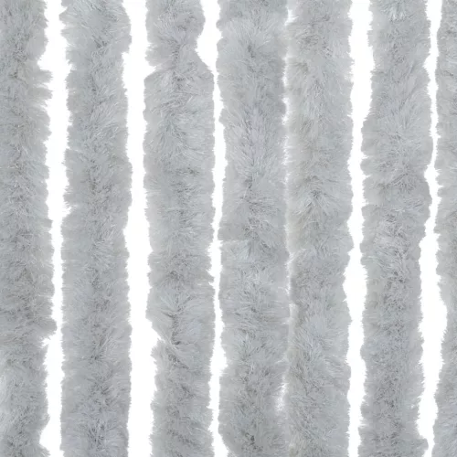 Szürke zsenília rovarfüggöny 90x220 cm