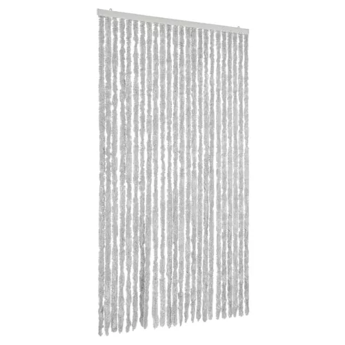 Szürke zsenília rovarfüggöny 100x220 cm
