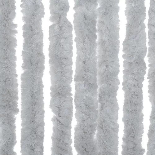 Szürke zsenília rovarfüggöny 100x220 cm