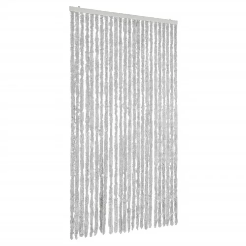 Szürke zsenília rovarfüggöny 100 x 230 cm