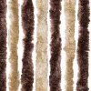 Bézs és világosbarna zsenília rovarfüggöny 100 x 230 cm