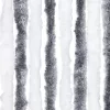 Szürke és fehér zsenília rovarfüggöny 100 x 200 cm