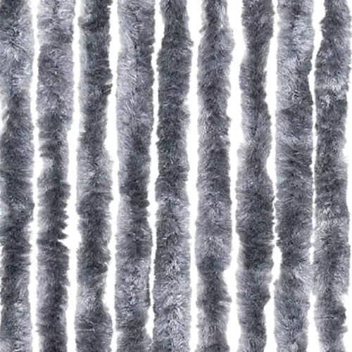 Ezüst zsenília rovarfüggöny 100 x 230 cm