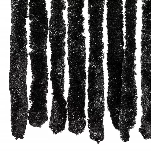 Antracitszürke zsenília rovarfüggöny 100 x 230 cm