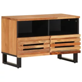 Tömör akácfa TV-szekrény 70 x 34 x 46 cm