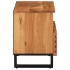 Tömör akácfa TV-szekrény 70 x 34 x 46 cm
