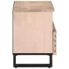 Fehér tömör mangófa TV-szekrény 70 x 34 x 46 cm