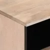 Fehér tömör mangófa TV-szekrény 70 x 34 x 46 cm