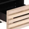 Fehér tömör mangófa TV-szekrény 70 x 34 x 46 cm