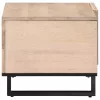 Fehér tömör mangófa dohányzóasztal 80 x 51 x 40 cm