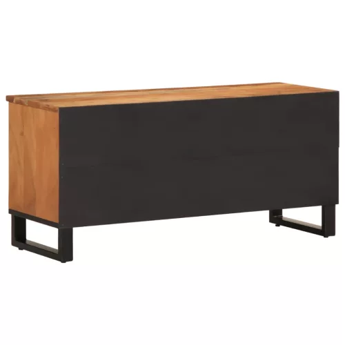 Tömör akácfa TV-szekrény 100 x 34 x 46 cm