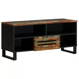 Tömör akácfa TV-szekrény 100 x 34 x 46 cm