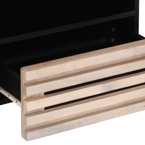 Tömör mangófa TV-szekrény 80 x 34 x 46 cm