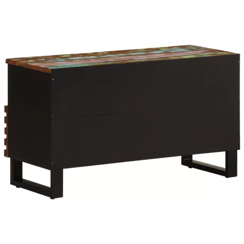 Tömör akácfa TV-szekrény 80 x 34 x 46 cm