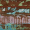 Tömör akácfa TV-szekrény 80 x 34 x 46 cm