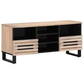 Tömör mangófa TV-szekrény 100 x 34 x 46 cm