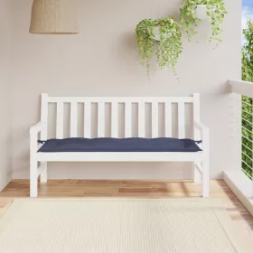   Tengerészkék oxford szövet kerti padpárna 150 x 50 x 7 cm
