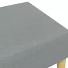 Világosszürke szövet lábzsámoly 77x55x31 cm