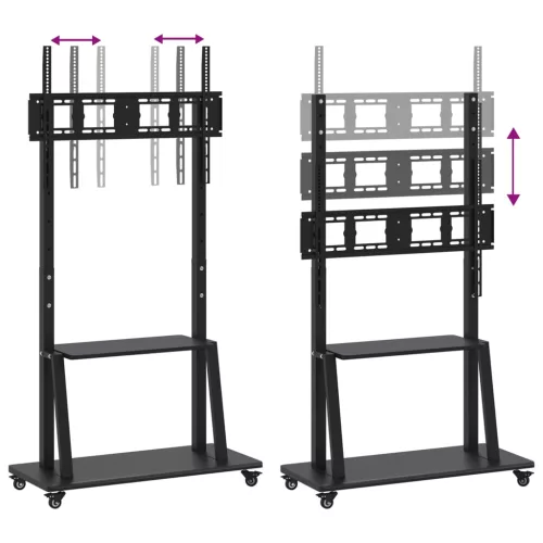 Görgős TV-állvány 32"-90" képernyőhöz max VESA 800x600 mm 100kg
