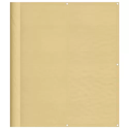 Homokszínű 100% oxford poliészter erkélyparaván 120 x 300 cm
