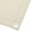 Krémszínű 100% oxford poliészter erkélyparaván 75 x 1000 cm