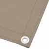 Tópszínű 100% oxford poliészter erkélyparaván 120 x 1000 cm