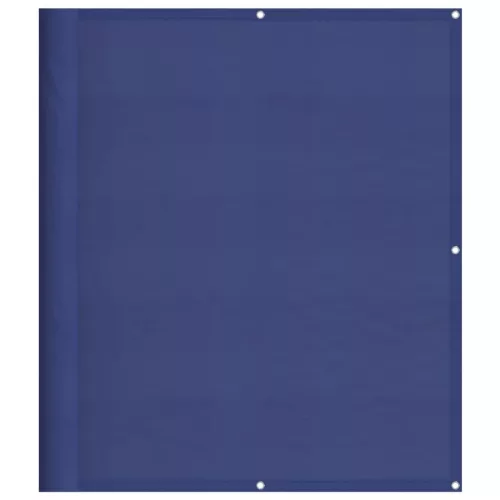 Kék 100% oxford poliészter erkélyparaván 120 x 800 cm
