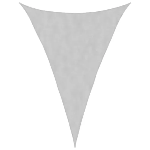 Világosszürke 100% poliészter oxford szövet napvitorla 5x7x7 m