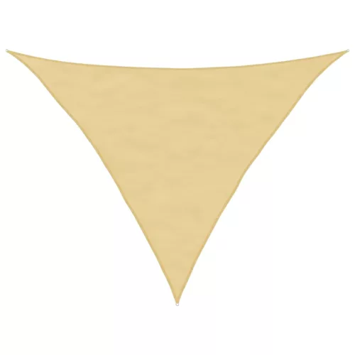 Homokszínű 100% poliészter oxford szövet napvitorla 5x5x6 m
