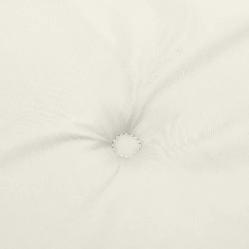 4 db melange krémszínű szövet háttámlás székpárna 100x50x4 cm