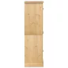 Corona tömör fenyőfa ruhásszekrény 76x50x170 cm