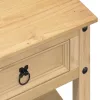Corona tömör fenyőfa dohányzóasztal fiókokkal 100x48x45 cm